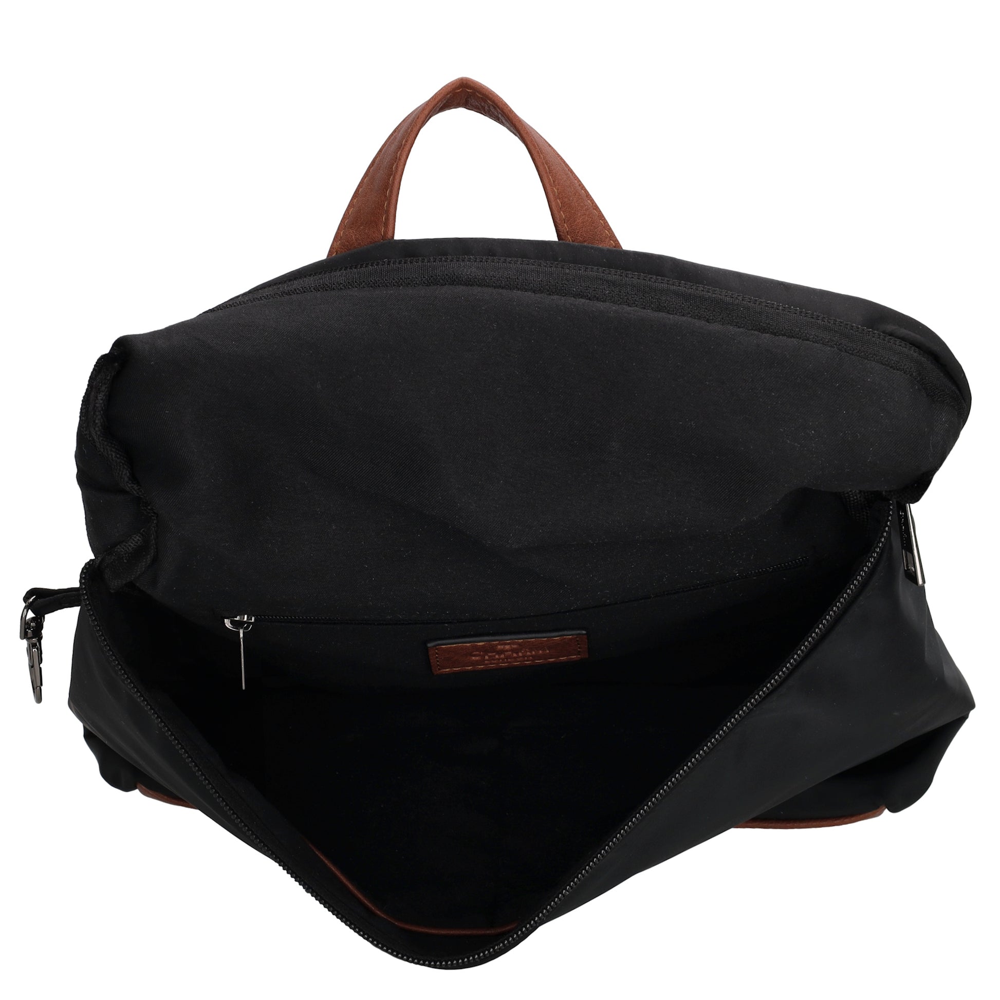 Rucksack 26 x 29cm in Schwarz aus Nylon|Polyester - leder-accessoires.com