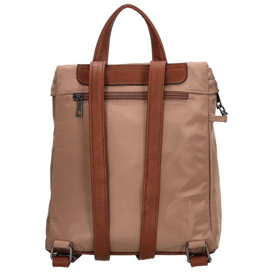 Rucksack 26 x 29cm in Taupe aus Nylon|Polyester