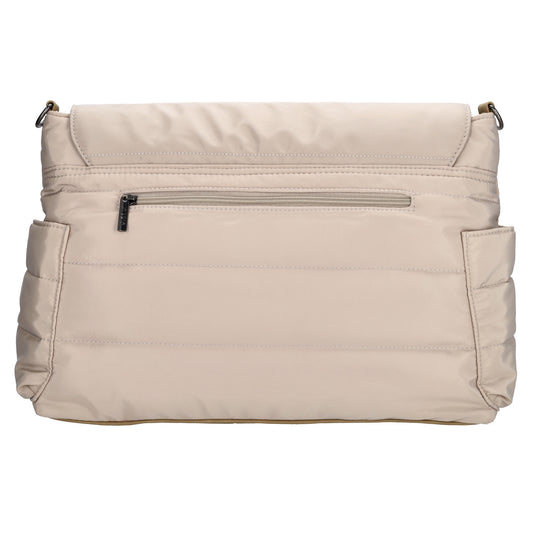 Wickeltasche in Helltaupe 44 x 30cm aus Nylon