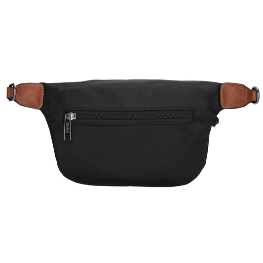 Bodybag 22x14cm in Schwarz mit Reißverschluss