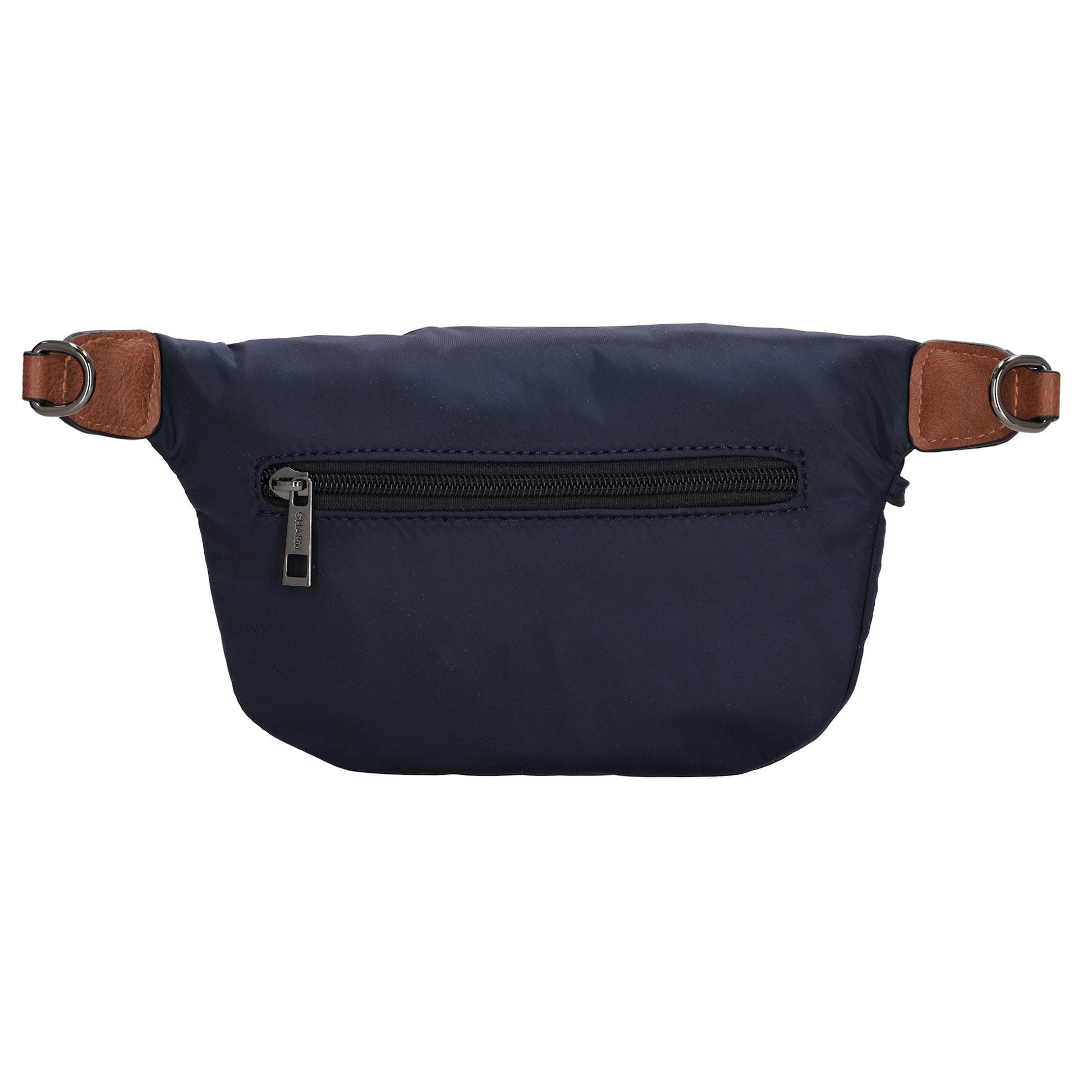 Bodybag 22x14cm in Blau mit Reißverschluss - leder-accessoires.com