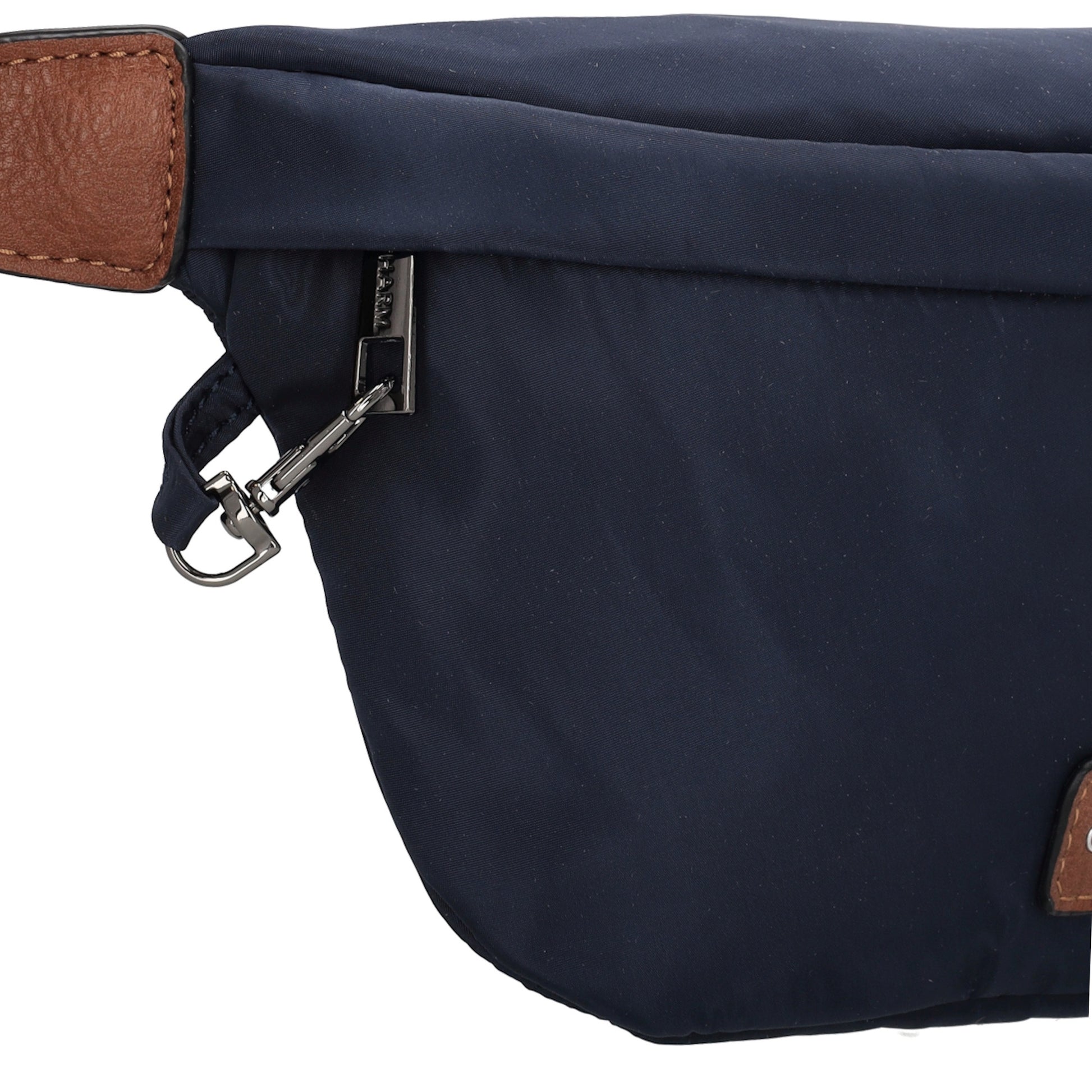 Bodybag 22x14cm in Blau mit Reißverschluss - leder-accessoires.com