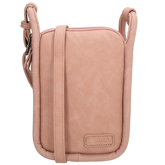 Handytasche 17x12x6cm in Altrosa aus Kunstleder