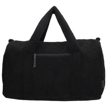 Reisetasche Teddy 50x32cm  in Schwarz mit Reißverschluss - leder-accessoires.com