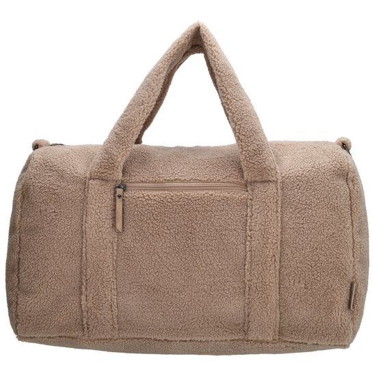 Reisetasche Teddy 50x32cm  in Taupe mit Reißverschluss - leder-accessoires.com