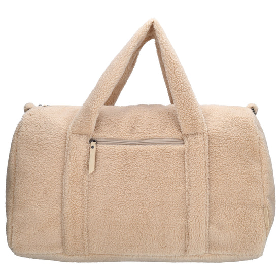 Reisetasche Teddy 50x32cm  in Natur mit Reißverschluss - leder-accessoires.com