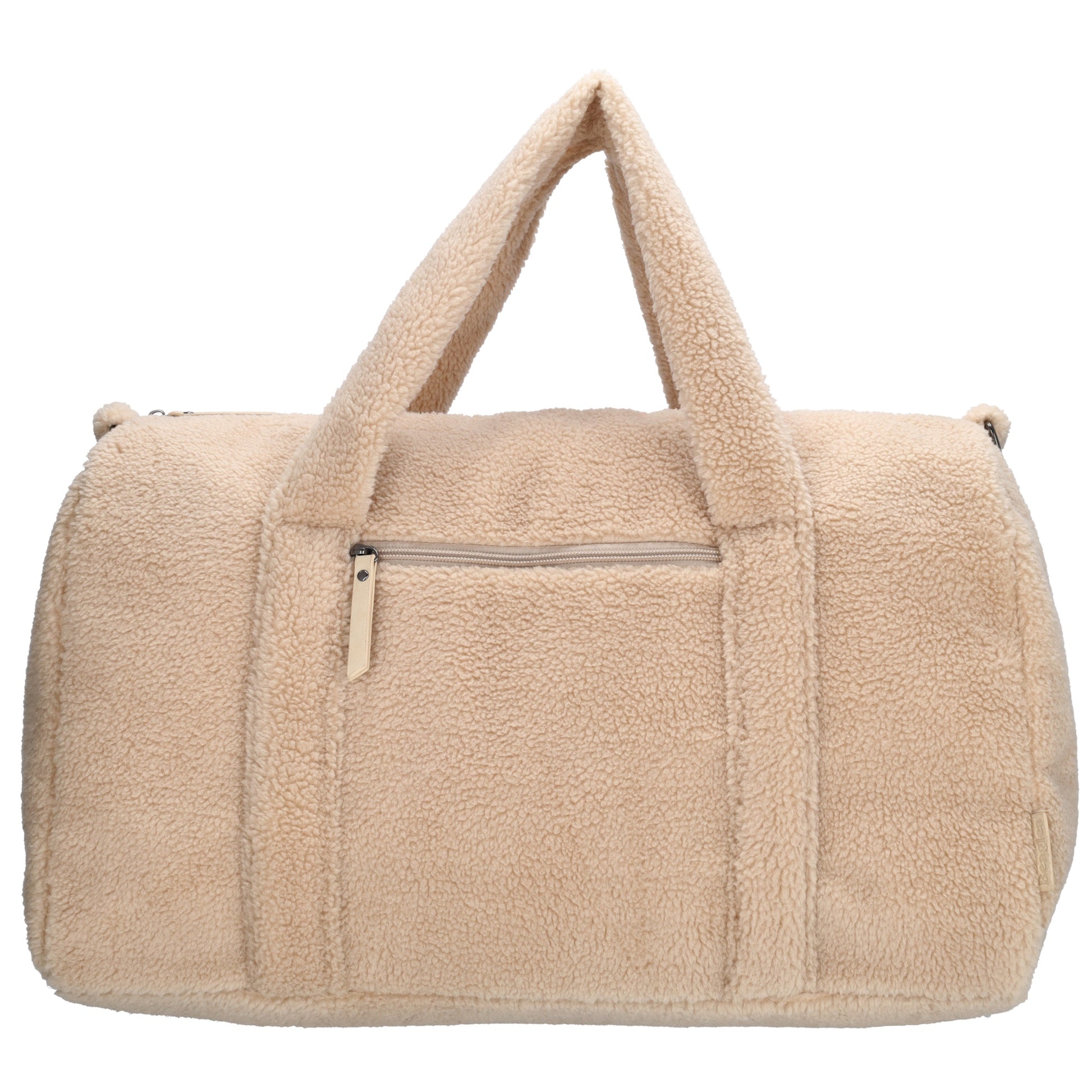 Reisetasche Teddy 50x32cm  in Natur mit Reißverschluss - leder-accessoires.com