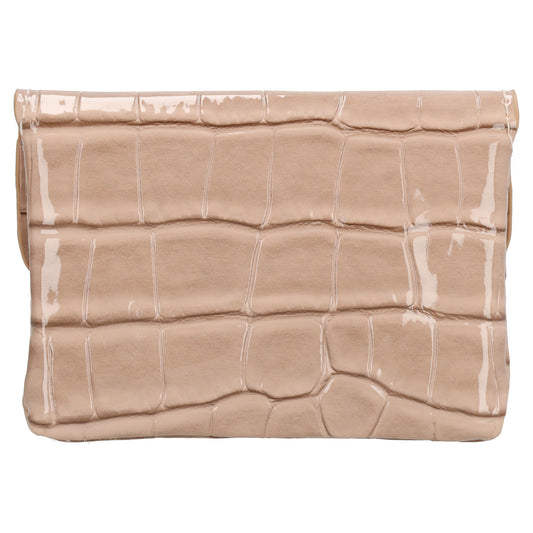 Altrose Lackleder Geldbörse 11x8cm mit Krokoprägung – stilvoll & kompakt - leder-accessoires.com