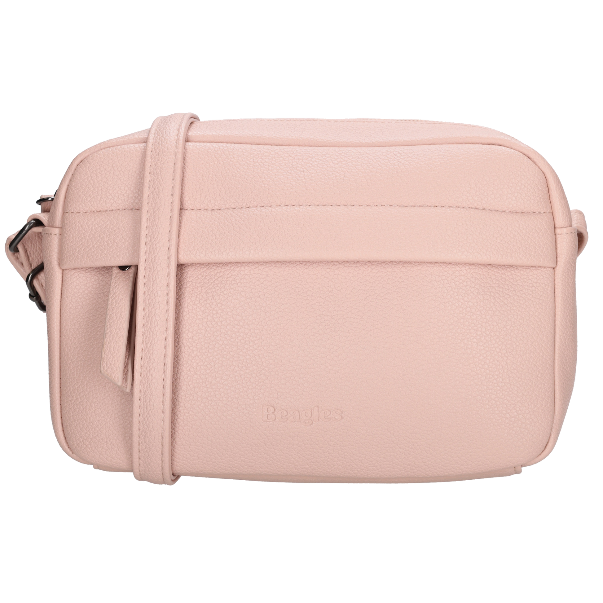 Damen Schultertasche 21x13,5cm Rose – feminin & modern - leder-accessoires.com