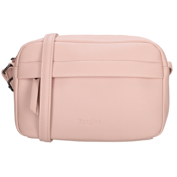 Damen Schultertasche 21x13,5cm Rose – feminin & modern - leder-accessoires.com
