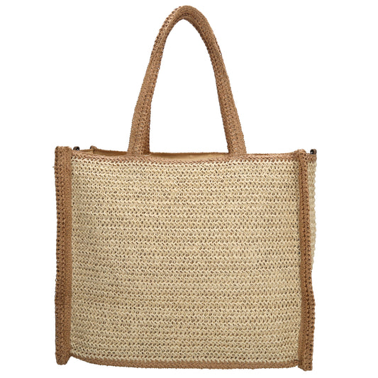 Aloha XXL Shopper 42x33cm Basttasche Natur aus Raphia – Sommer 2026