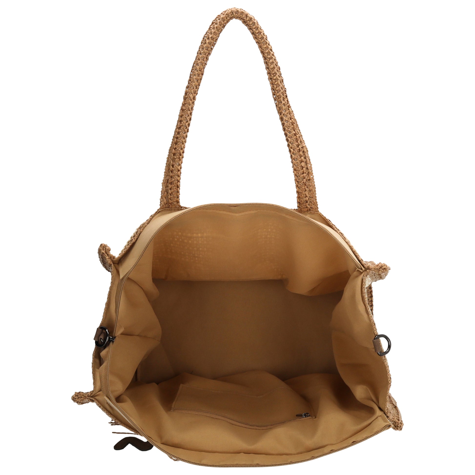 Aloha XXL Shopper 42x33cm Basttasche Natur aus Raphia – Sommer 2026 - leder-accessoires.com