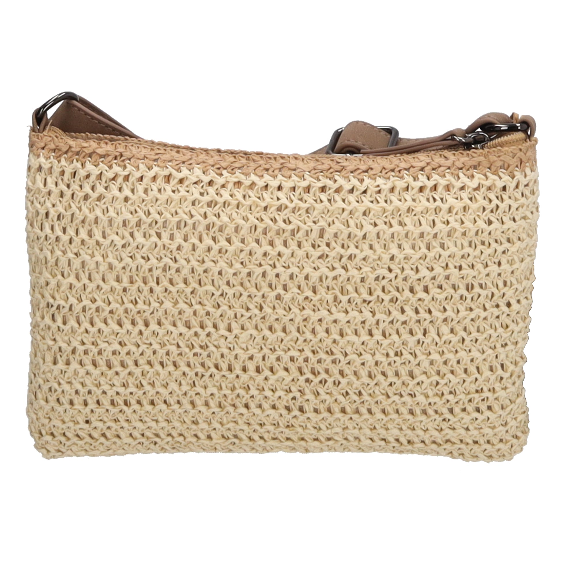 Aloha Umhängetasche 24x17cm Basttasche Natur aus Raphia - leder-accessoires.com