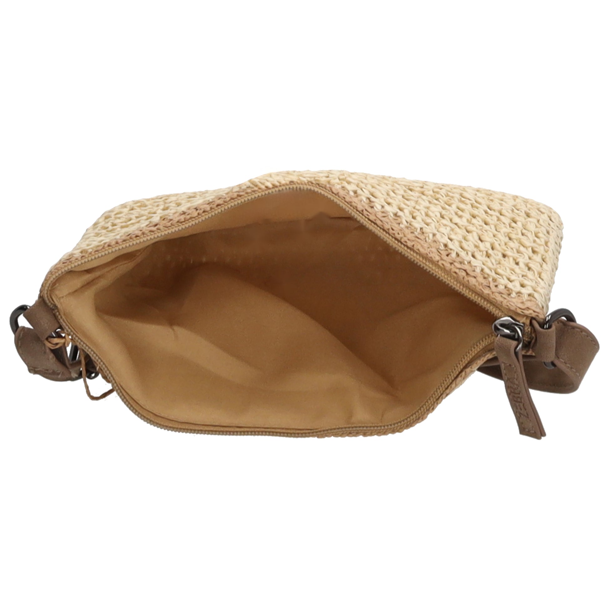 Aloha Umhängetasche 24x17cm Basttasche Natur aus Raphia - leder-accessoires.com
