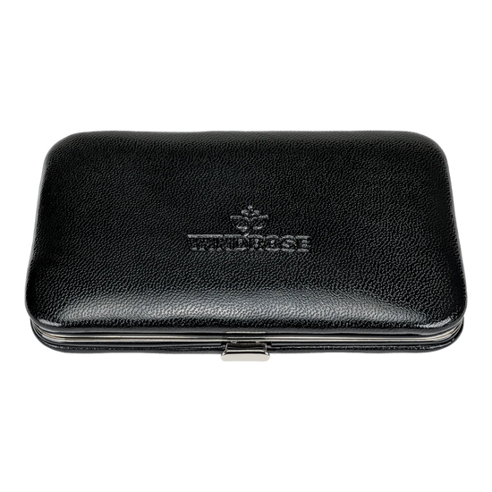 Manikür Etui 4-teilig in Schwarz - leder-accessoires.com