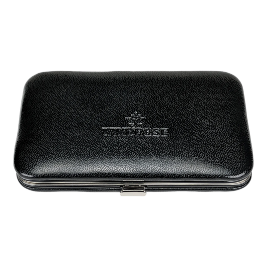 Manikür Etui 4-teilig in Schwarz - leder-accessoires.com