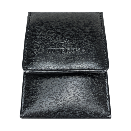 Manikür-Set 4-teilig in Schwarz - leder-accessoires.com