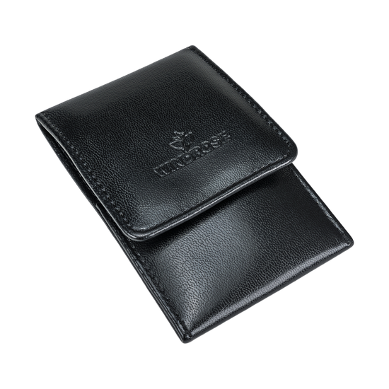 Manikür-Set 4-teilig in Schwarz - leder-accessoires.com