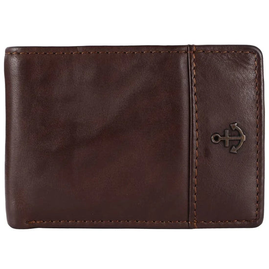 Lederbörse Mini 9x6,5cm in Braun - leder-accessoires.com