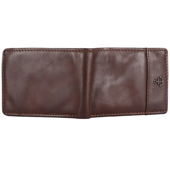 Lederbörse Mini 9x6,5cm in Braun - leder-accessoires.com
