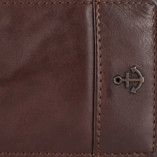 Lederbörse Mini 9x6,5cm in Braun - leder-accessoires.com