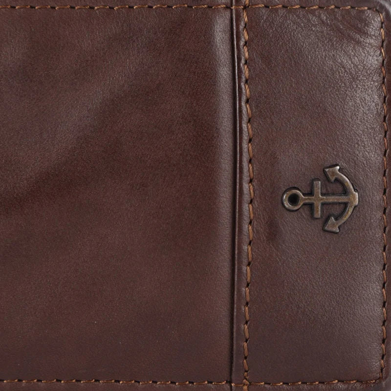 Lederbörse Mini 9x6,5cm in Braun - leder-accessoires.com