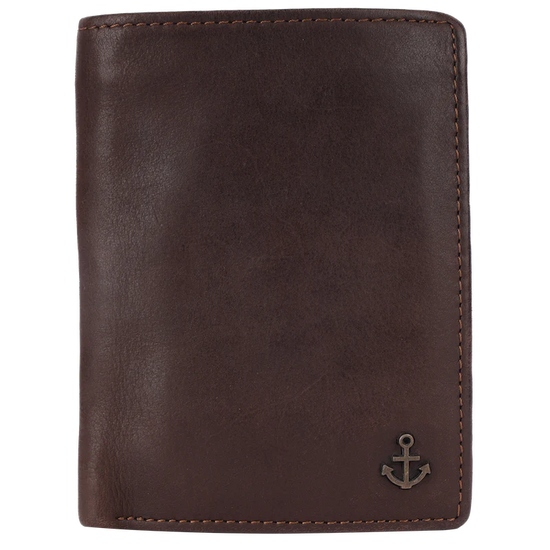 Lederbörse Hochformat 10x13xcm in Braun - leder-accessoires.com