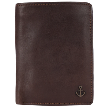 Lederbörse Hochformat 10x13xcm in Braun - leder-accessoires.com