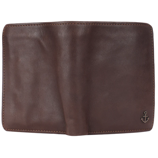 Lederbörse Hochformat 10x13xcm in Braun - leder-accessoires.com