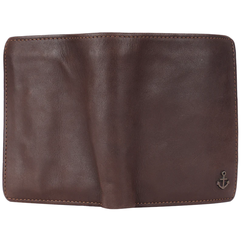 Lederbörse Hochformat 10x13xcm in Braun - leder-accessoires.com