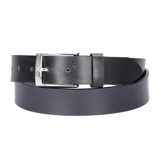 Hochwertiger Ledergürtel Dunkelblau 3,5 cm – Handgefertigt & Unisex - leder-accessoires.com