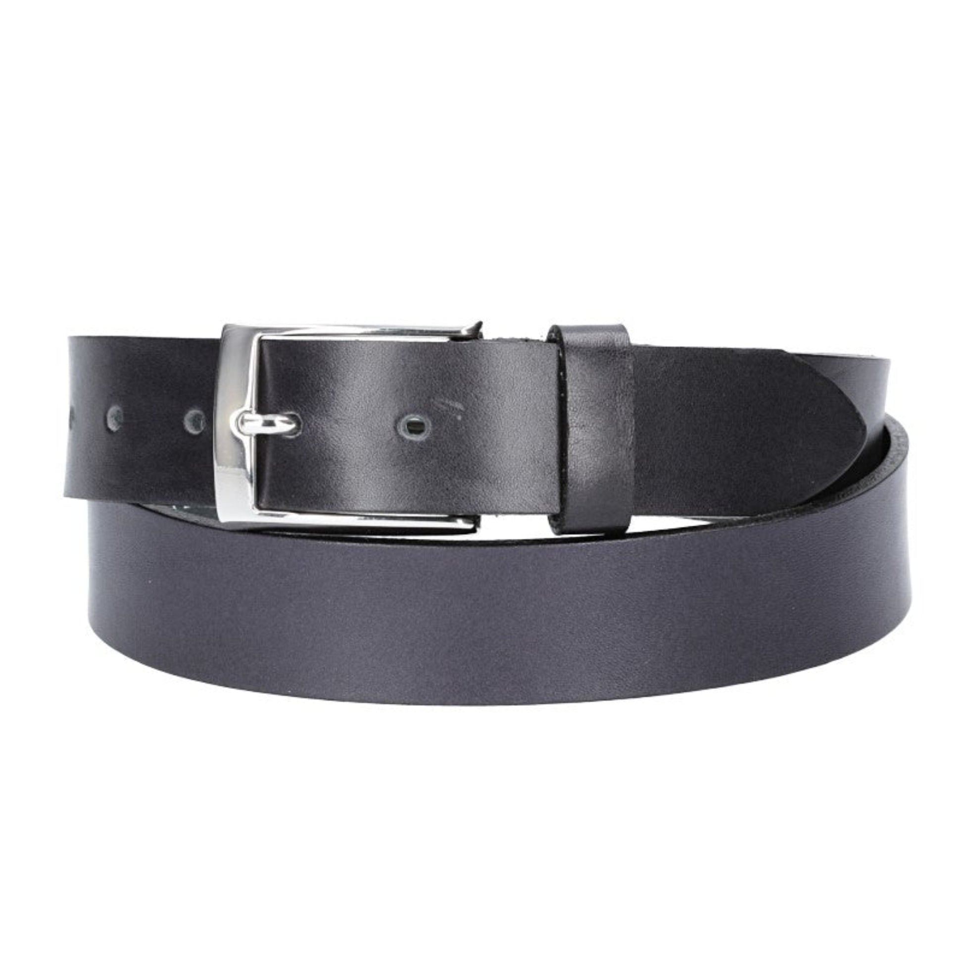 Hochwertiger Ledergürtel Dunkelblau 3,5 cm – Handgefertigt & Unisex - leder-accessoires.com