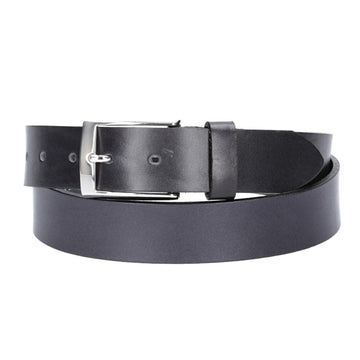Hochwertiger Ledergürtel Dunkelblau 3,5 cm – Handgefertigt & Unisex - leder-accessoires.com