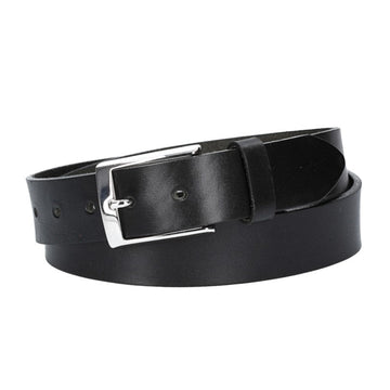 Hochwertiger Ledergürtel Schwarz 3,5 cm – Unisex & nachhaltig - leder-accessoires.com