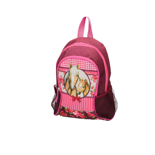 Kinderrucksack " Pferd " 26x10x35cm in Pink