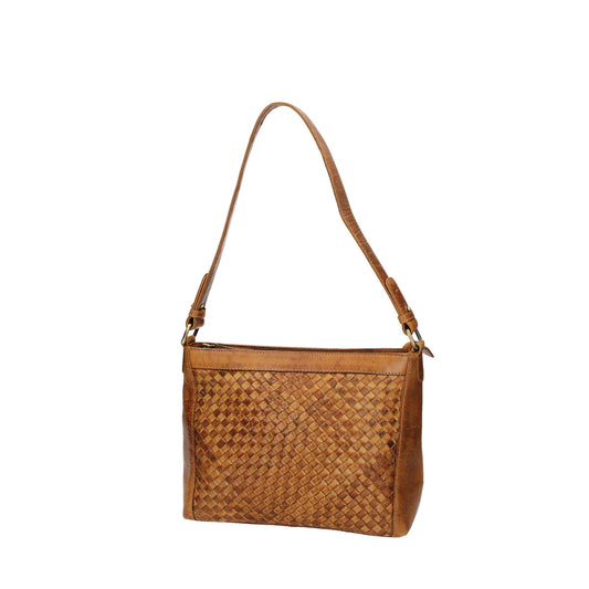 SALE Handtasche in Gelb|Ocker aus Leder - leder-accessoires.com