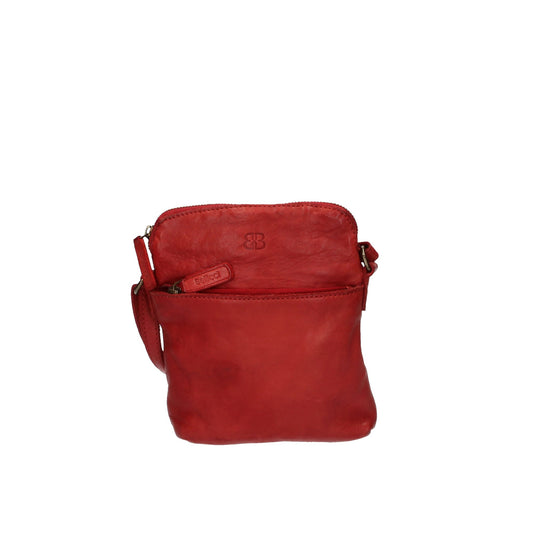 SALE Umhängetasche klein in Rot aus Leder - leder-accessoires.com
