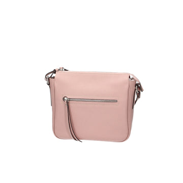 Umhängetasche 23x9x20cm in Rosa aus Leder