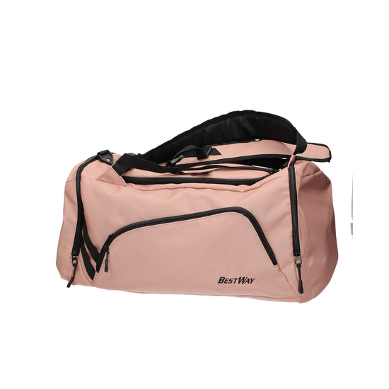 Reisetasche| Rucksack 47x29x28cm in Altrosa - leder-accessoires.com