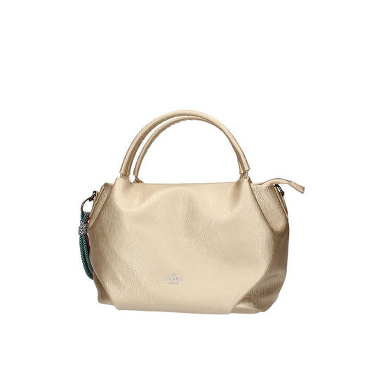 SALE Beuteltasche klein in Lightgold aus Synthetik - leder-accessoires.com