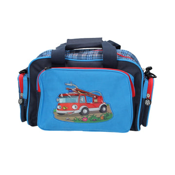 Kindersporttasche " Feuerwehr " in Blau