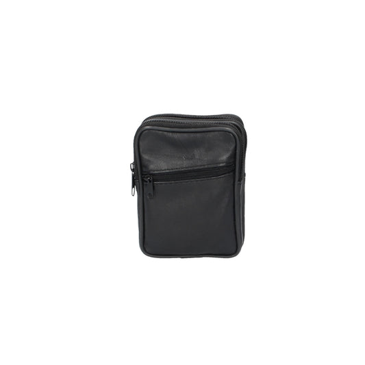 SALE Umhängetasche|Gürteltasche in Schwarz aus Leder - leder-accessoires.com