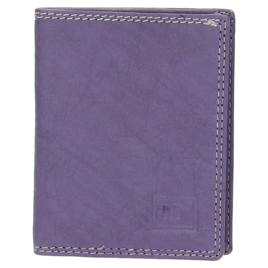 Kartenetui 8x10cm aus Leder in Lila und RFID-Schutz