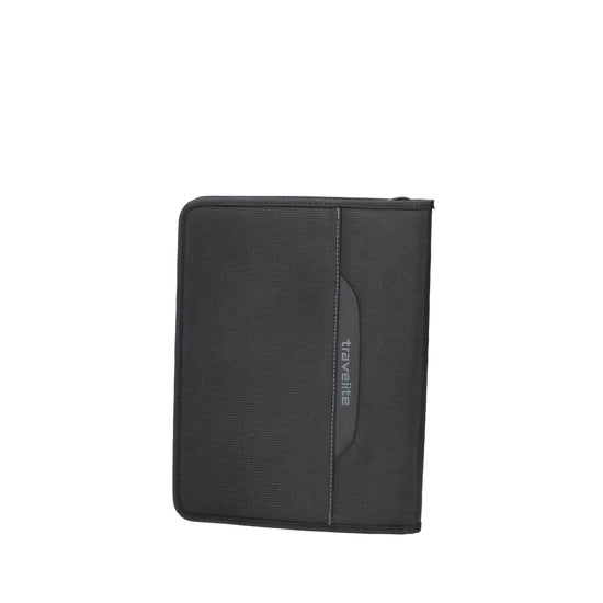 Dokumentenmappe-| Schreibmappe Travelite A4 in Schwarz - leder-accessoires.com