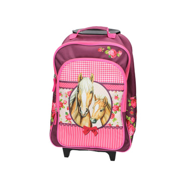 Kindertrolley " Pferde " 2-Rad in Rosa