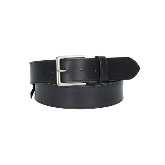 Safegürtel 40mm in Schwarz mit Reißverschluss - leder-accessoires.com