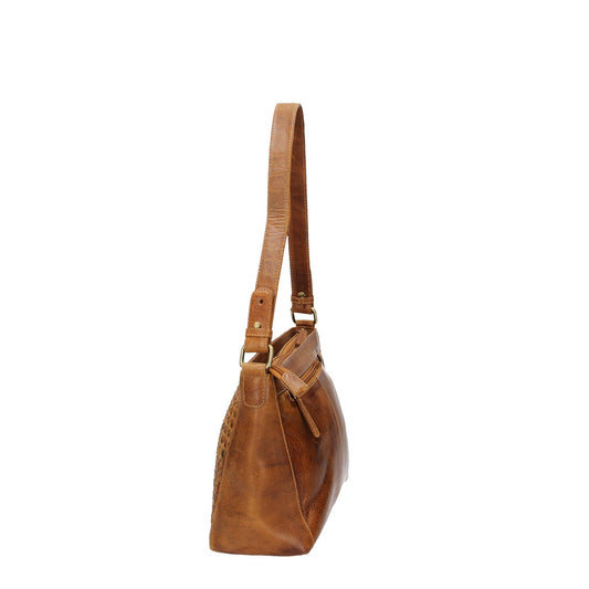 SALE Handtasche in Gelb|Ocker aus Leder - leder-accessoires.com