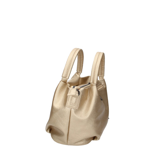 SALE Beuteltasche klein in Lightgold aus Synthetik - leder-accessoires.com