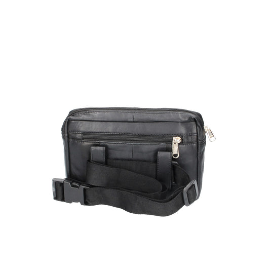 SALE Gürteltasche 20x3x14 in Schwarz aus Leder - leder-accessoires.com