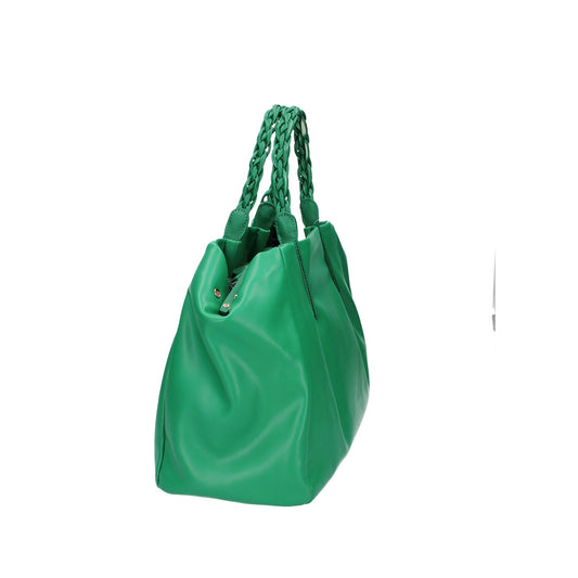 SALE Handtasche in Grün aus Synthetik - leder-accessoires.com